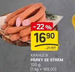 Flop Krahulik párky se sýrem nabídka