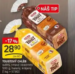Flop Toustový chléb nabídka