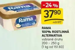 Flop Rama 100% rostlinná alternativa nabídka