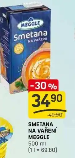 Flop Smetana na vaření meggle nabídka