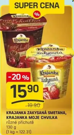 Flop Krajanka zakysaná smetana, krajanka moje chvilka nabídka