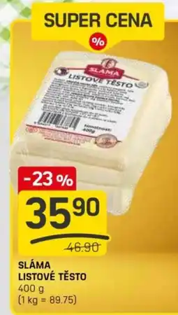 Flop Sláma listové těsto nabídka