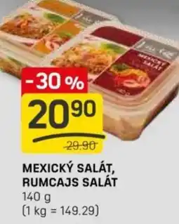 Flop Mexický salát, rumcajs salát nabídka