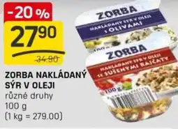 Flop Zorba nakládaný sýr v oleji nabídka