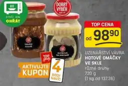 Flop Uzenářství vávra hotové omáčky ve skle nabídka