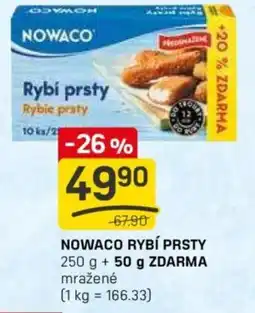 Flop Nowaco rybí prsty nabídka