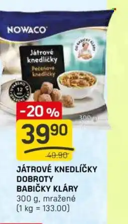 Flop Játrové knedlíčky dobroty babičky kláry nabídka