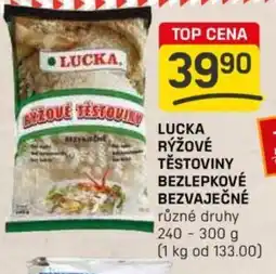 Flop Lucka rýžové těstoviny bezlepkové bezvaječné nabídka
