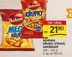 Flop Bohemia křupky sýrové, arašídové nabídka