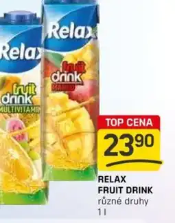 Flop RELAX Fruit drink nabídka
