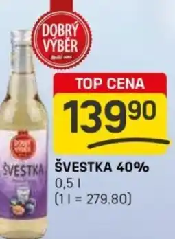 Flop ŠVESTKA 40% nabídka