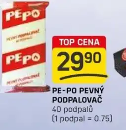 Flop Pe-po pevný podpalovač nabídka