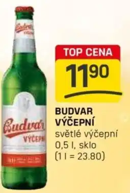 Flop Budvar výčepní světlé výčepní nabídka