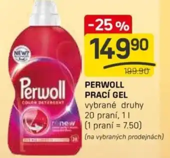 Flop Perwoll prací gel nabídka