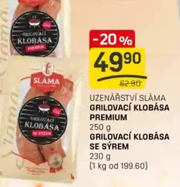 Flop Uzenářství sláma grilovací klobása premium nabídka