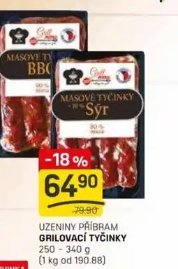 Flop Uzeniny příbram grilovací tyčinky nabídka
