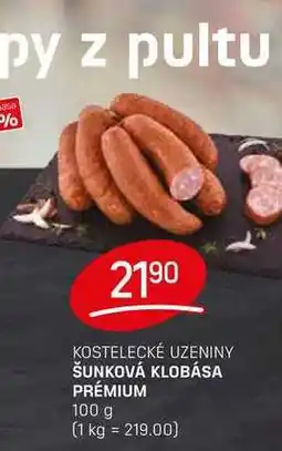 Flop ŠUNKOVÁ KLOBÁSA PRÉMIUM 100 g nabídka