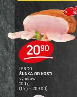 Flop ŠUNKA OD KOSTI výběrová 100 g nabídka