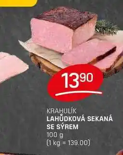 Flop LAHŮDKOVÁ SEKANÁ SE SÝREM 100 g nabídka