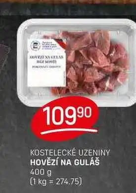 Flop HOVĚZÍ NA GULÁŠ 400 g nabídka