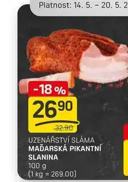 Flop MAĎARSKÁ PIKANTNÍ SLANINA 100g nabídka
