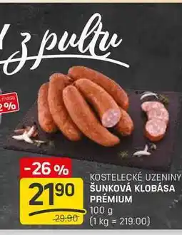 Flop ŠUNKOVÁ KLOBÁSA PRÉMIUM 100g nabídka