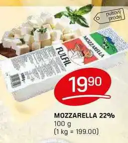Flop MOZZARELLA 22% 100 g nabídka