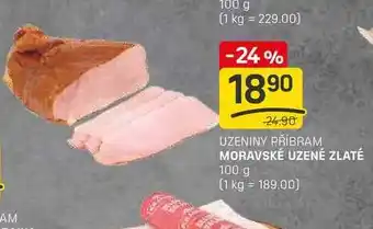 Flop MORAVSKÉ UZENÉ ZLATÉ 100g nabídka