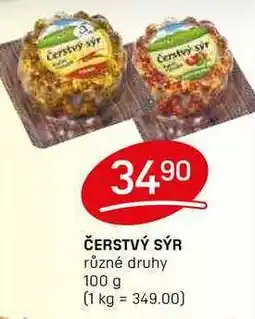 Flop ČERSTVÝ SÝR různé druhy 100 g nabídka