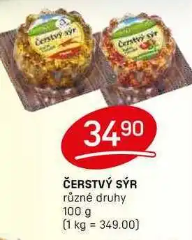 Flop ČERSTVÝ SÝR různé druhy 100 g nabídka
