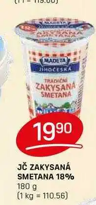 Flop JČ ZAKYSANÁ SMETANA 18% 180 g nabídka