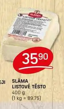 Flop SLÁMA LISTOVÉ TĚSTO 400 g nabídka