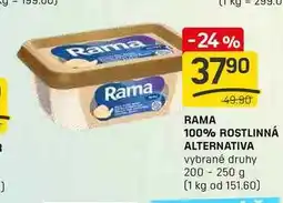 Flop RAMA 100% ROSTLINNÁ ALTERNATIVA vybrané druhy 200 - 250 g nabídka
