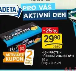 Flop HIGH PROTEIN PŘÍRODNÍ ZRAJÍCÍ SÝR 90 g nabídka