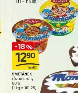 Flop SMETÁNEK různé druhy 80 g nabídka