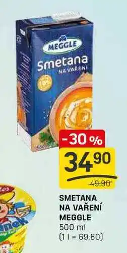 Flop SMETANA NA VAŘENÍ MEGGLE 500 ml nabídka