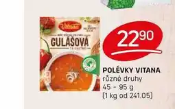 Flop POLÉVKY VITANA různé druhy 45-95 g nabídka