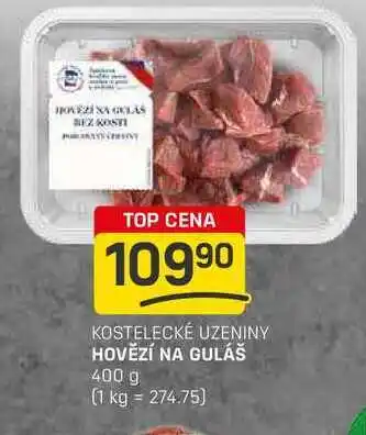 Flop HOVĚZÍ NA GULÁŠ 400 g nabídka