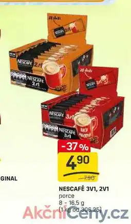 Flop NESCAFÉ 3V1, 2V1 porce 8-16,5 g nabídka