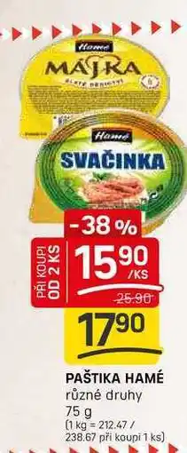 Flop PAŠTIKA HAMÉ různé druhy 75 g nabídka