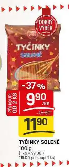 Flop TYČINKY SOLENÉ 100 g nabídka