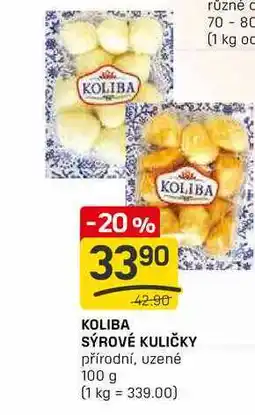 Flop SÝROVÉ KULIČKY přírodní, uzené 100 g nabídka