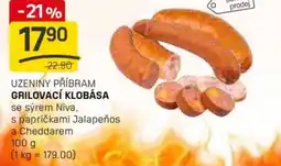 Flop Uzeniny příbram grilovací klobása nabídka