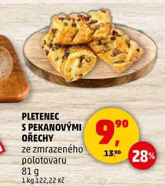 Penny Market PLETENEC S PEKANOVÝMI OŘECHY, 81 g nabídka