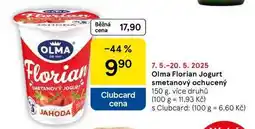 Tesco Olma Florian Jogurt smetanový ochucený, 150 g nabídka