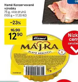 Tesco Hamé Konzervované výrobky, 75 g, více druhů nabídka