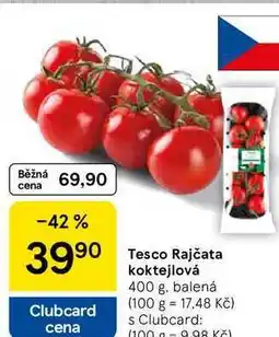 Tesco Tesco Rajčata koktejlová, 400 g, balená nabídka