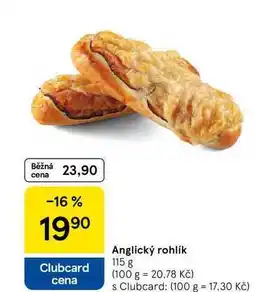 Tesco Anglický rohlík, 115 g nabídka
