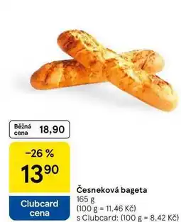 Tesco Česneková bageta, 165 g nabídka