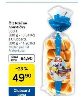 Tesco Ölz Mléčné houstičky, 350 g nabídka